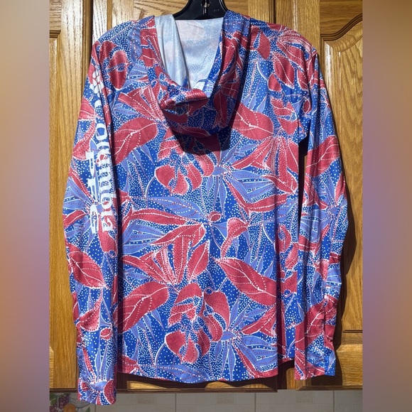 Columbia PFG Omni-Shade Super Tidel Hoodie Women's Medium UPF 50 - Picture 6 of 9